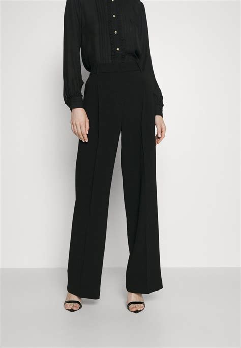 michael kors pleated leg velvet pants|Michael Kors crepe pants.